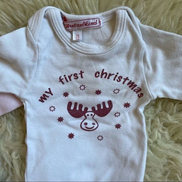 Bundle of 3 Cotton Baby Tops/ Onesies 0-3M - Picture 2 of 8